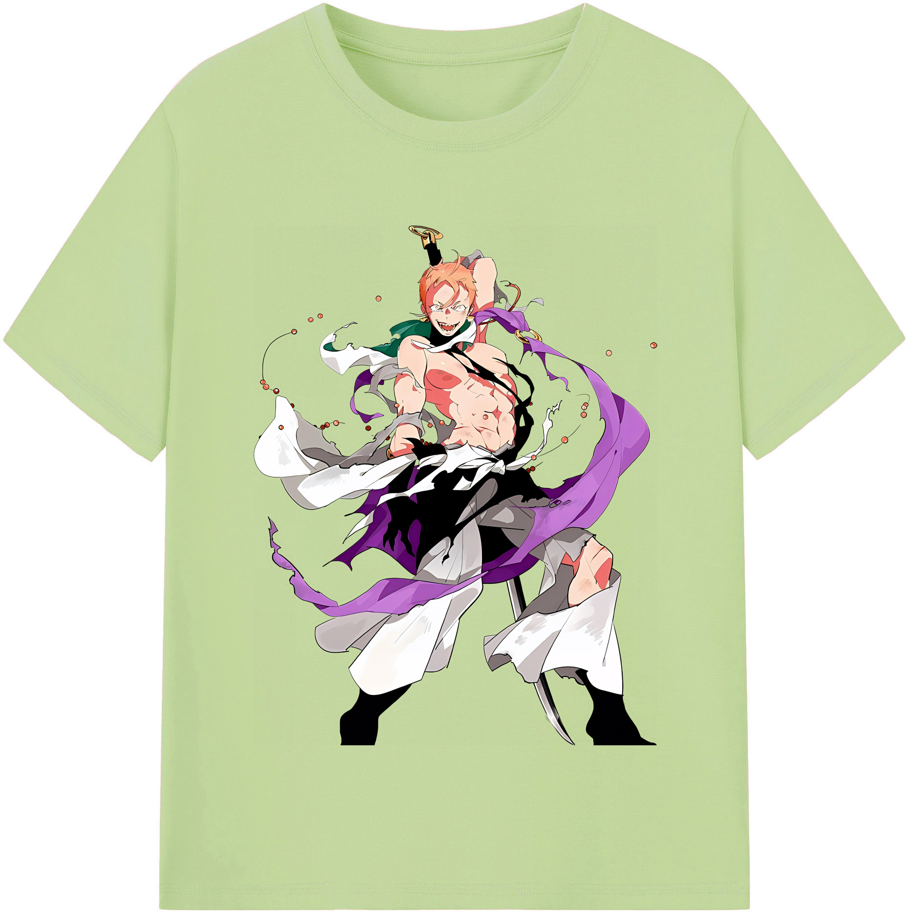 （画像用） 刀剣乱舞 Touken Ranbu 綿100％半袖Tシャツ（フロントプリント）